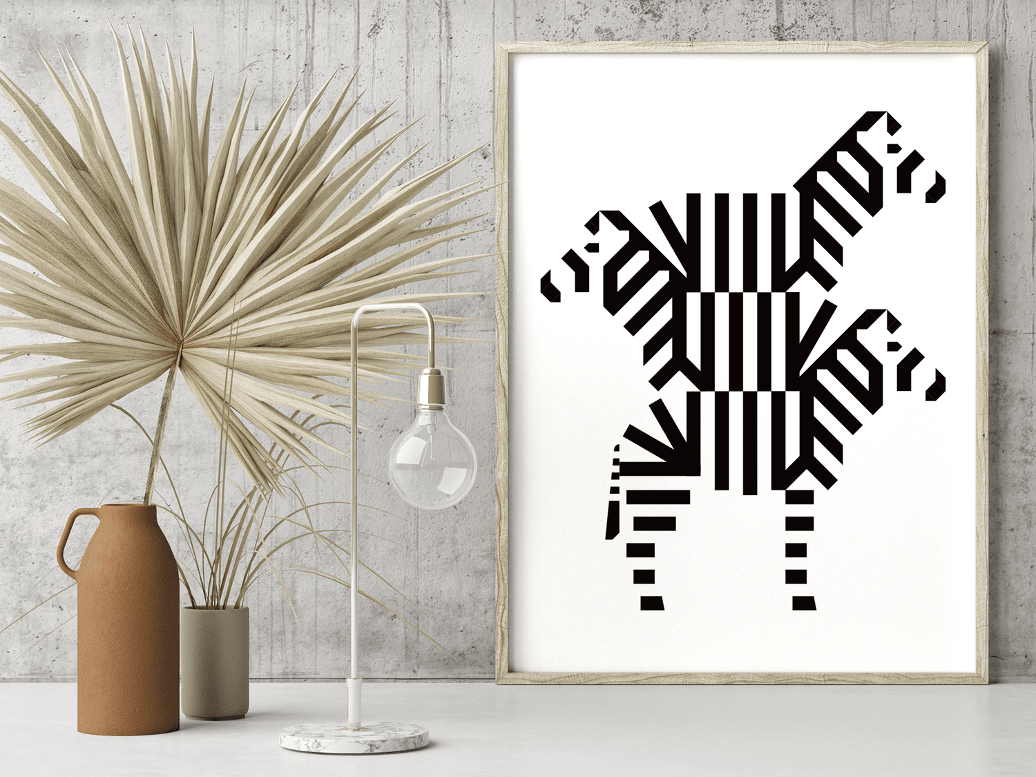 Nature: Zebra Modern Art Print Poster — CHRISTOPHER DINA